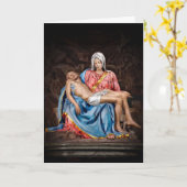 MICHELANGELO PIETA' 神の子羊 xdkbg カード (黄色い花)