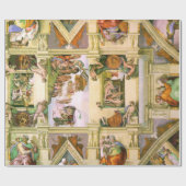 Michelangelo - Sistine Chapel Ceiling ラッピングペーパー (フラット)