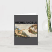Michelangelo - The Creation Of Adam _ Famous Paint カード (正面)
