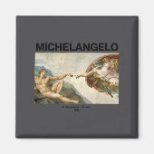Michelangelo - The Creation Of Adam _ Famous Paint マグネット (正面)