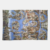 Michelangelo The Last Judgment Fine Art Print キッチンタオル (横)