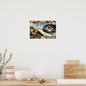 Michelangelo Unterberger - Creation of Adam ポスター (キッチン)