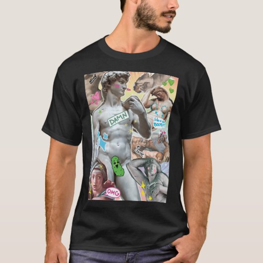 Michelangelo Was Gay Tシャツ (正面)