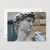 Michelangelo's David ポストカード (正面/裏面)
