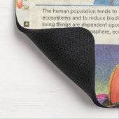 Michelle Obama Biodiversity Climate Change Quote マウスパッド (コーナー)