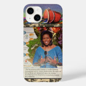 Michelle Obama DEI Biodiversity Economics Quote Case-Mate iPhoneケース (裏面)