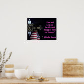 Michelle Obama inspirational quote ポスター (キッチン)