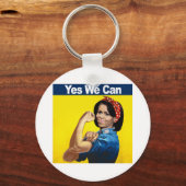MICHELLE THE RIVETER -YESWE CAN.png キーホルダー (正面)