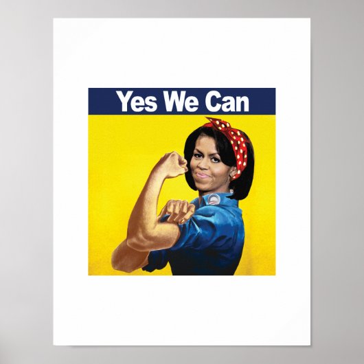 MICHELLE THE RIVETER -YESWE CAN -.png ポスター (正面)