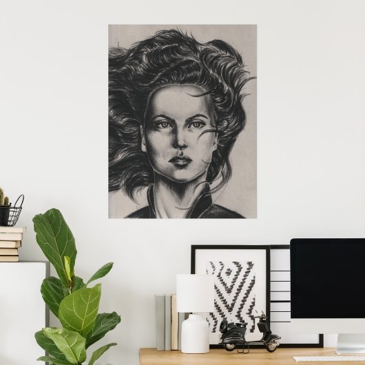 Michelle Weldy：無題#6 ポスター (ホームオフィス)