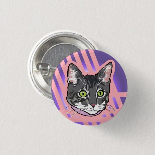 Michiボタン 缶バッジ (正面&裏面)