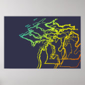 michigan chill blur ポスター (正面)