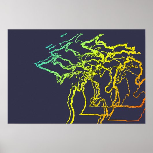 michigan chill blur ポスター (正面)