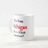 michigan coffee mug コーヒーマグカップ (正面左)