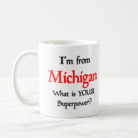 michigan coffee mug コーヒーマグカップ (左)
