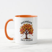 Michigan Fall Coffee Mug マグカップ (左)