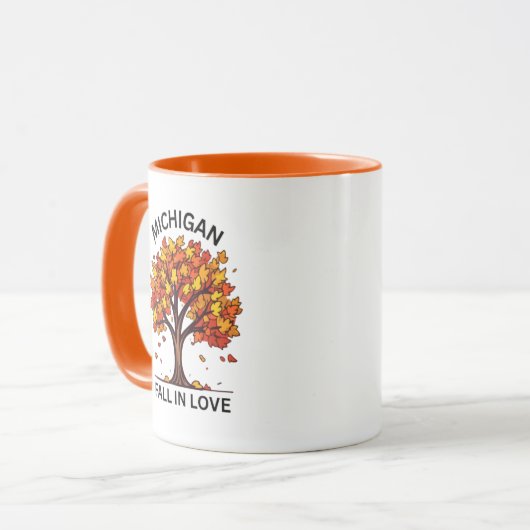 Michigan Fall Coffee Mug マグカップ (正面左)