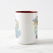 Michigan Great Lakes Mitten State Coffee Mug ツートーンマグカップ (中央)