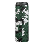 Michigan Green & White Warrior Camo Printed タンブラー (裏面)