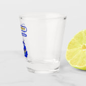 MICHIGAN, MAP OF MICHIGAN, USA. SAMER BRASIL ショットグラス (右)