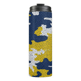 Michigan Navy & Maize Camo Printed  タンブラー