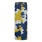 Michigan Navy & Maize Camo Printed  タンブラー (裏面)