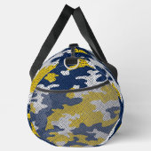 Michigan Navy & Maize Camo Printed  ダッフルバッグ (右)