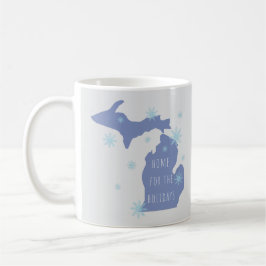 Michigan Personalized Name Holiday Mug コーヒーマグカップ