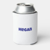 Michigan Rainbow Text Great Lakes Can Cooler 缶クーラー (缶裏面)