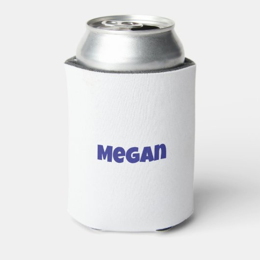 Michigan Rainbow Text Great Lakes Can Cooler 缶クーラー (缶裏面)