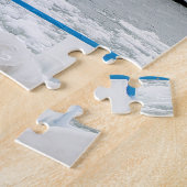 Michigan Red Lighthouse in Winter Jigsaw Puzzle ジグソーパズル (側面)