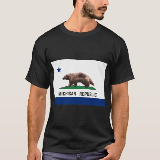 Michigan Republic Wolverine Tシャツ (正面)