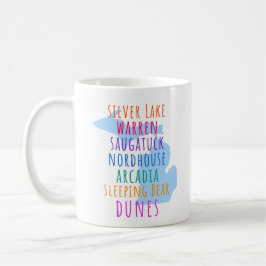Michigan Sand Dunes Mitten State Coffee Mug コーヒーマグカップ