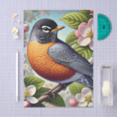Michigan State Bird American Robin 薄葉紙 (クラフト)
