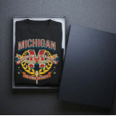 Michigan state old school university varsity tシャツ