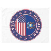 Michigan sticker, phone case, bag, clock テーブルクロス (正面(横))