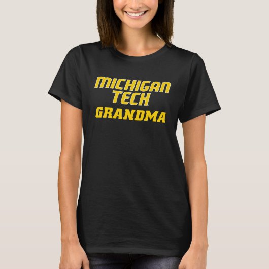 Michigan Tech Huskies Grandma Tシャツ (正面)
