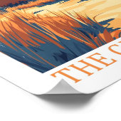 Michigan the Great Lakes State USA Travel Place ポスター (角)