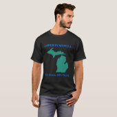 Michigan Upper Peninsula 90rees 10 Wifi friends Tシャツ (正面フル)