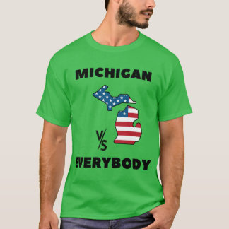 michigan vs everybody tシャツ