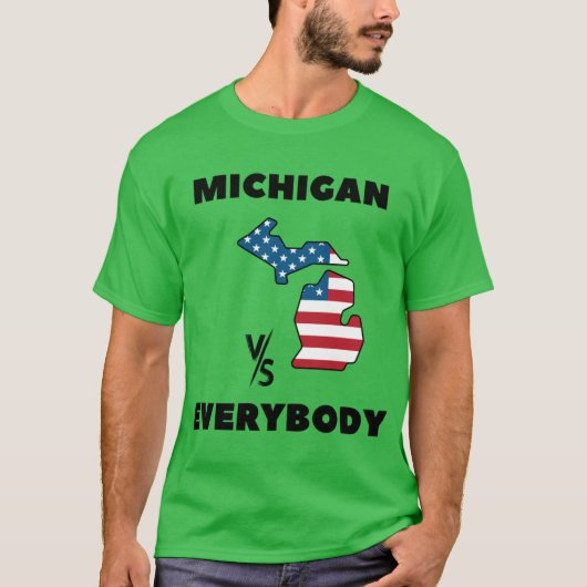 michigan vs everybody tシャツ (正面)