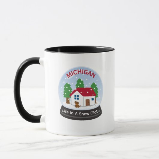 Michigan Winter Coffee Mug マグカップ (左)