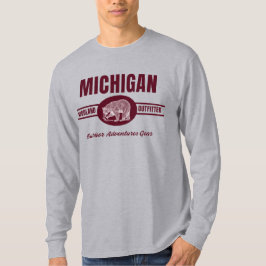 Michigan Woodland Outfitter Mens T-Shirt Tシャツ