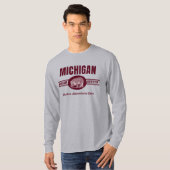 Michigan Woodland Outfitter Mens T-Shirt Tシャツ (正面フル)
