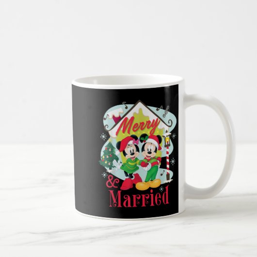 Mickey &amp; Minnie Merry &amp; Married Christmas  コーヒーマグカップ (右)