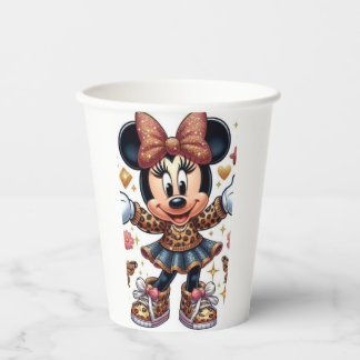 Mickey and Friends Splatter Art Colorful Paper Cup 紙コップ