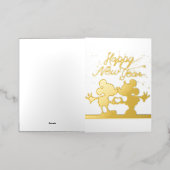 Mickey Folded Foil Holiday Card 箔シーズンカード (外側レイダウン)