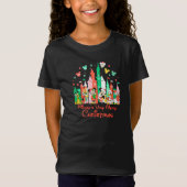 Mickey & Friends Very Merry Christmas Castle Disne Tシャツ (正面)