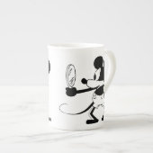 Mickey - Looking in the Mirror (Plane Crazy, 1929) ボーンチャイナマグカップ (正面右)