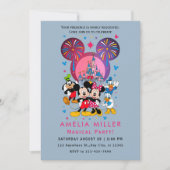 Mickey Minnie Friends Party 招待状 (正面)